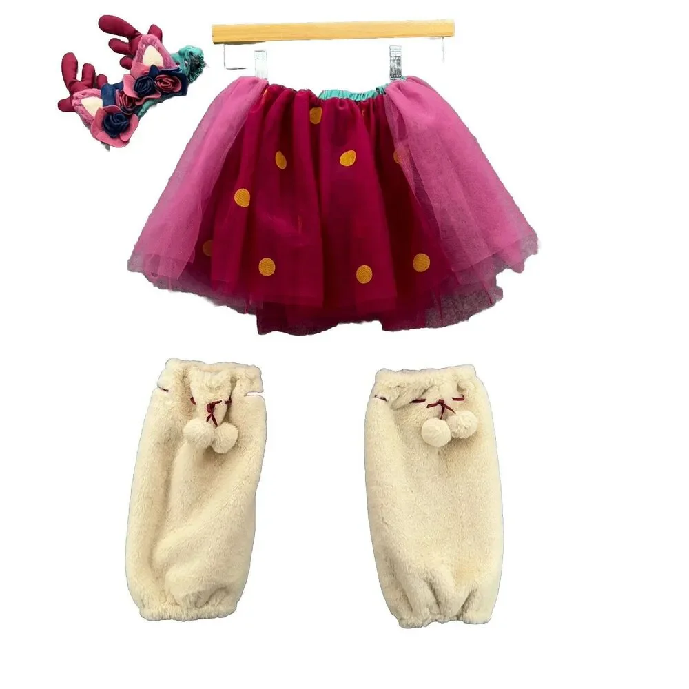 Matilda‎ Jane Girls Dress Up OH DEER Costume Size Large 10-12 Pink Whimsical